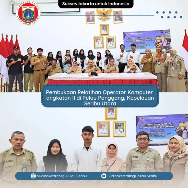 Read more about the article Pembukaan Pelatihan Operator Komputer Angkatan II Pulau Panggang Tahun 2024