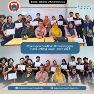 Read more about the article Penutupan Pelatihan Bahasa Inggris Pulau Untung Jawa Tahun 2024