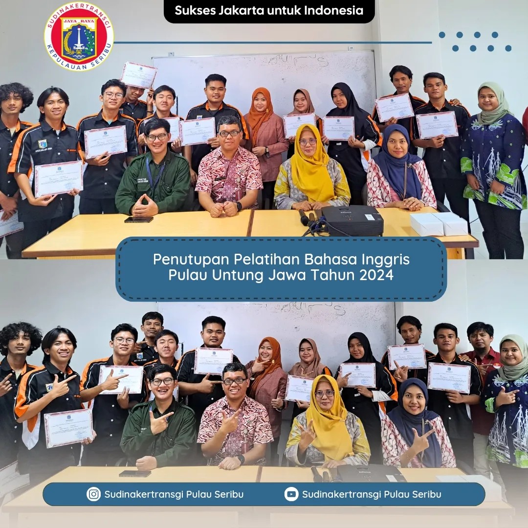 Read more about the article Penutupan Pelatihan Bahasa Inggris Pulau Untung Jawa Tahun 2024